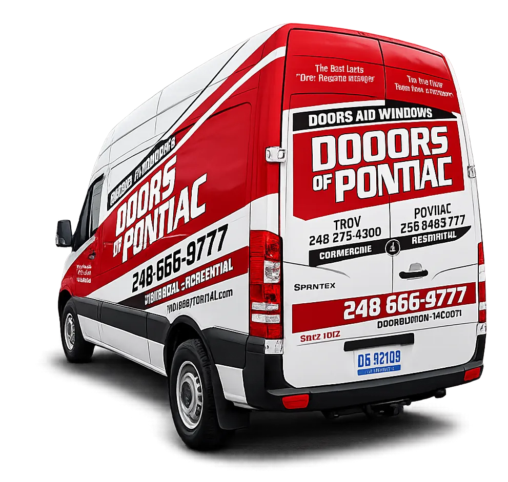 Doors of Pontiac service van