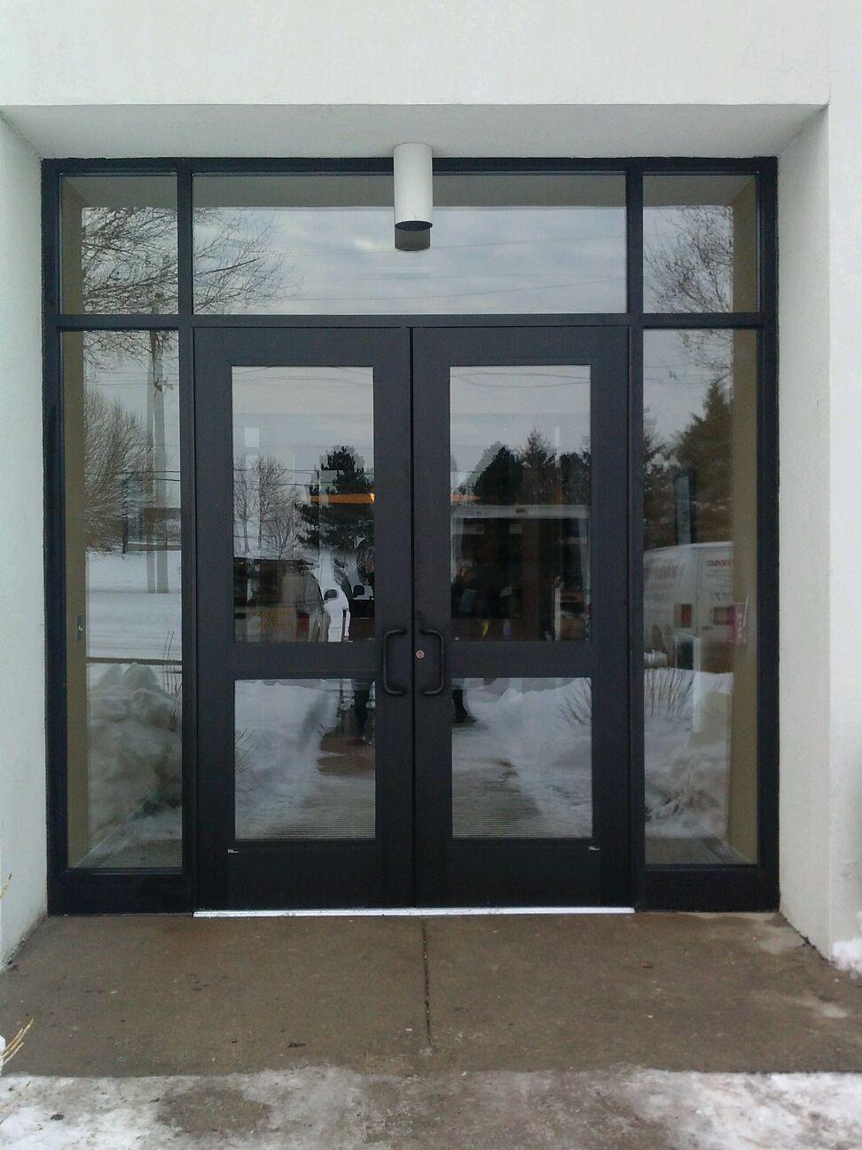 Aluminum Glass Storefront Doors